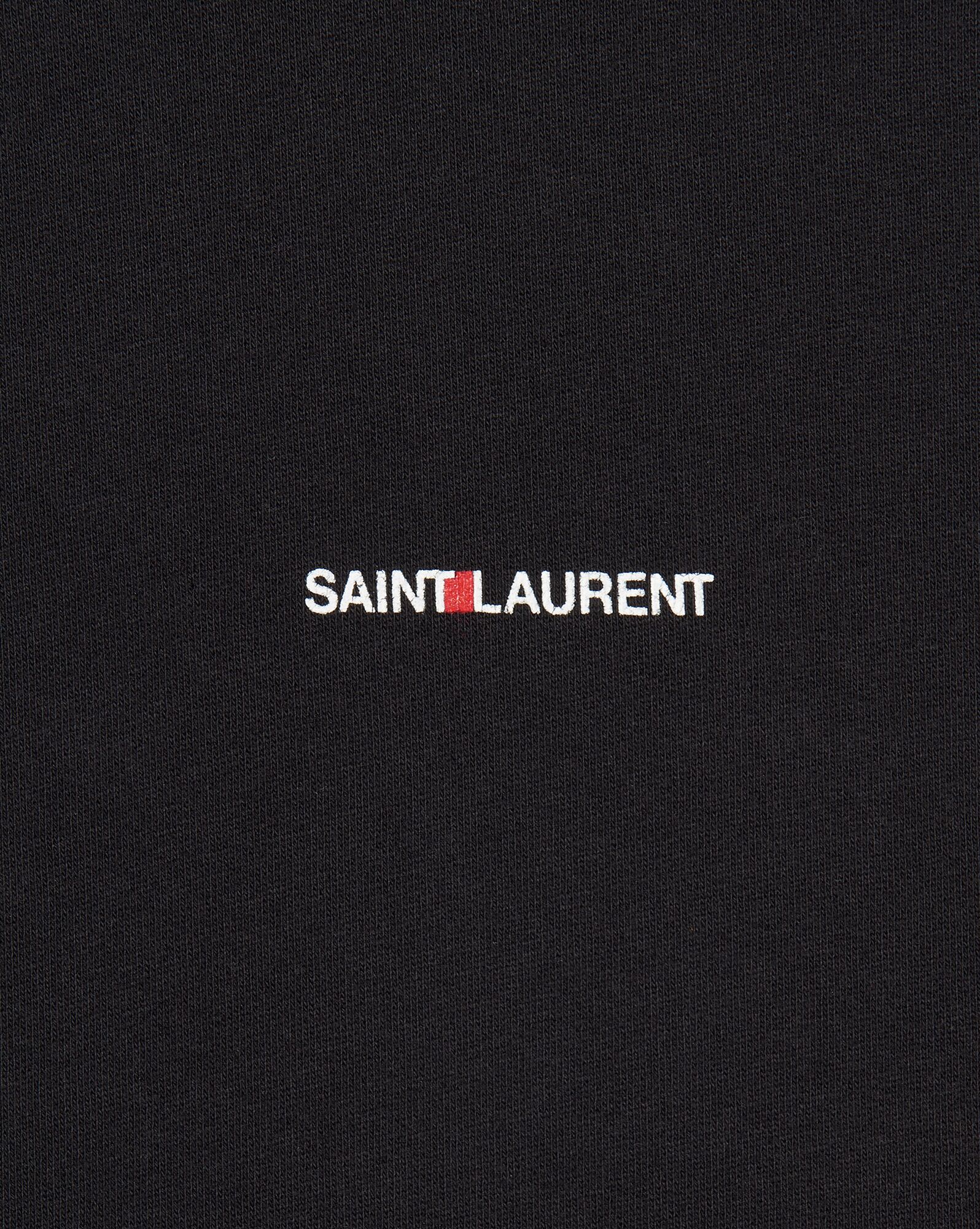 YSL Saint Laurent Rive Gauche Hoodie Black | ZAFSB2987