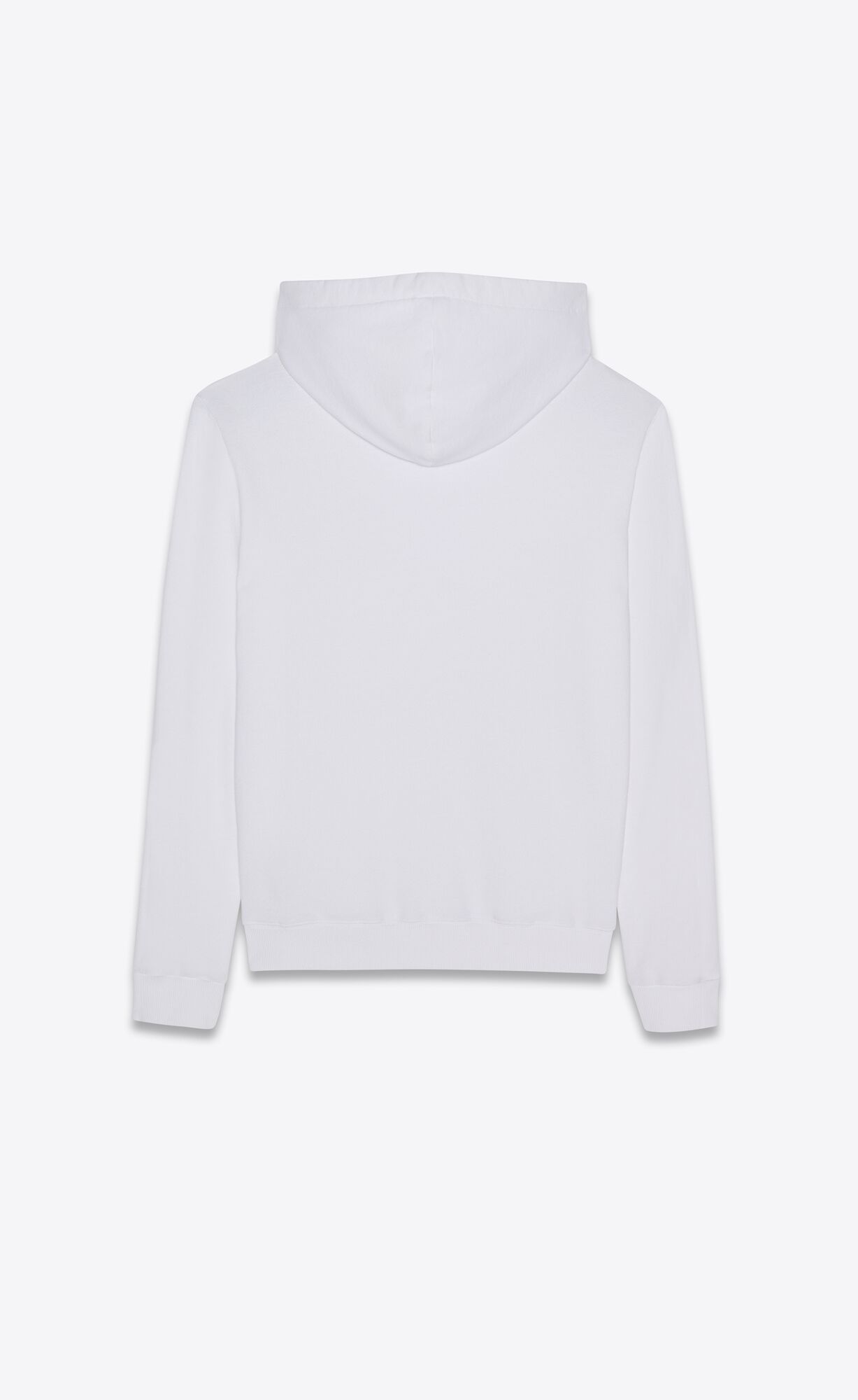 YSL Saint Laurent Rive Gauche Hoodie White | YGQFZ8361