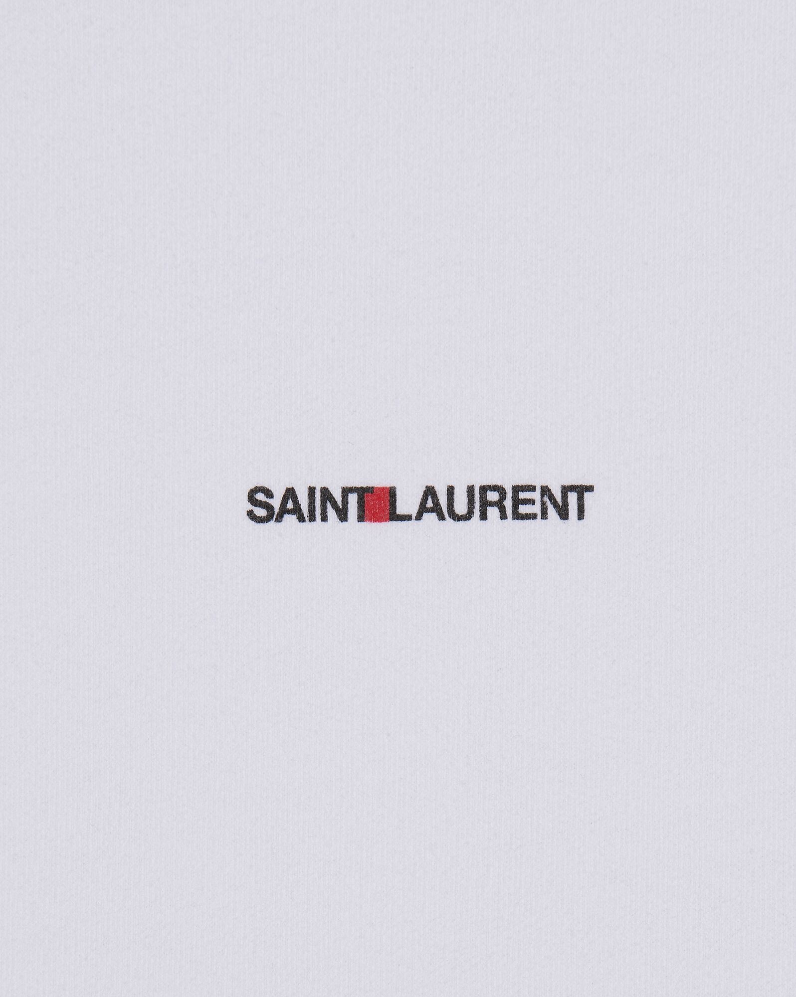 YSL Saint Laurent Rive Gauche Hoodie White | YGQFZ8361