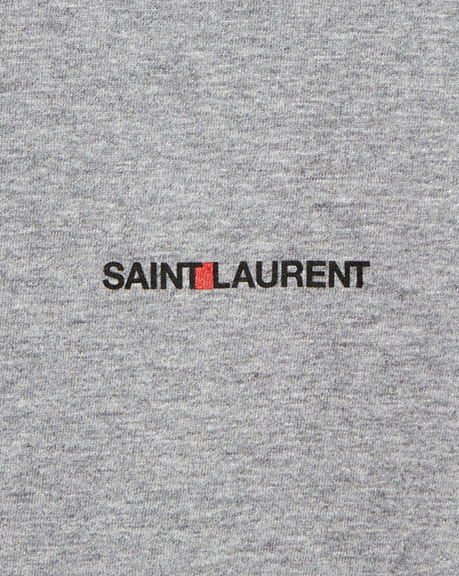 YSL Saint Laurent Rive Gauche T-shirt Grey Rinse | RBMGA1982