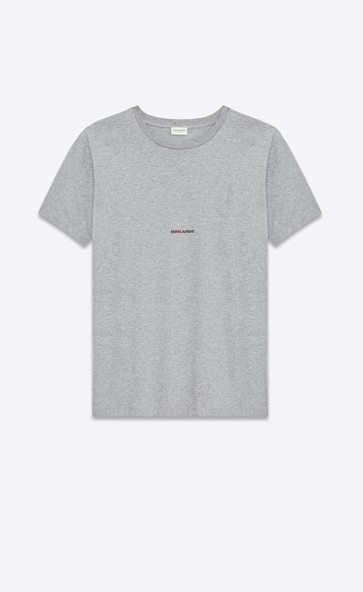 YSL Saint Laurent Rive Gauche T-shirt Grey Rinse | RBMGA1982