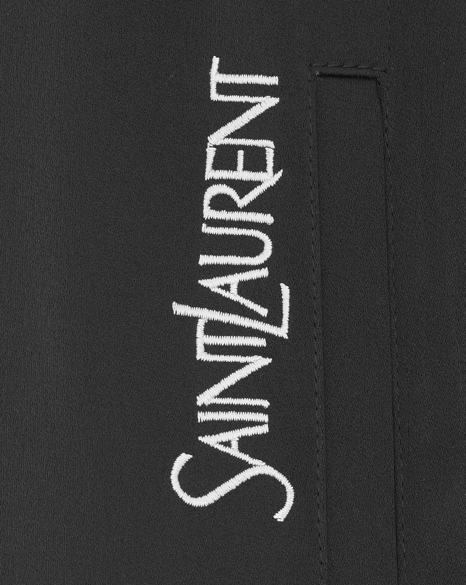 YSL Saint Laurent Sweatpants In Crepe Satin Black | CUZPH7238