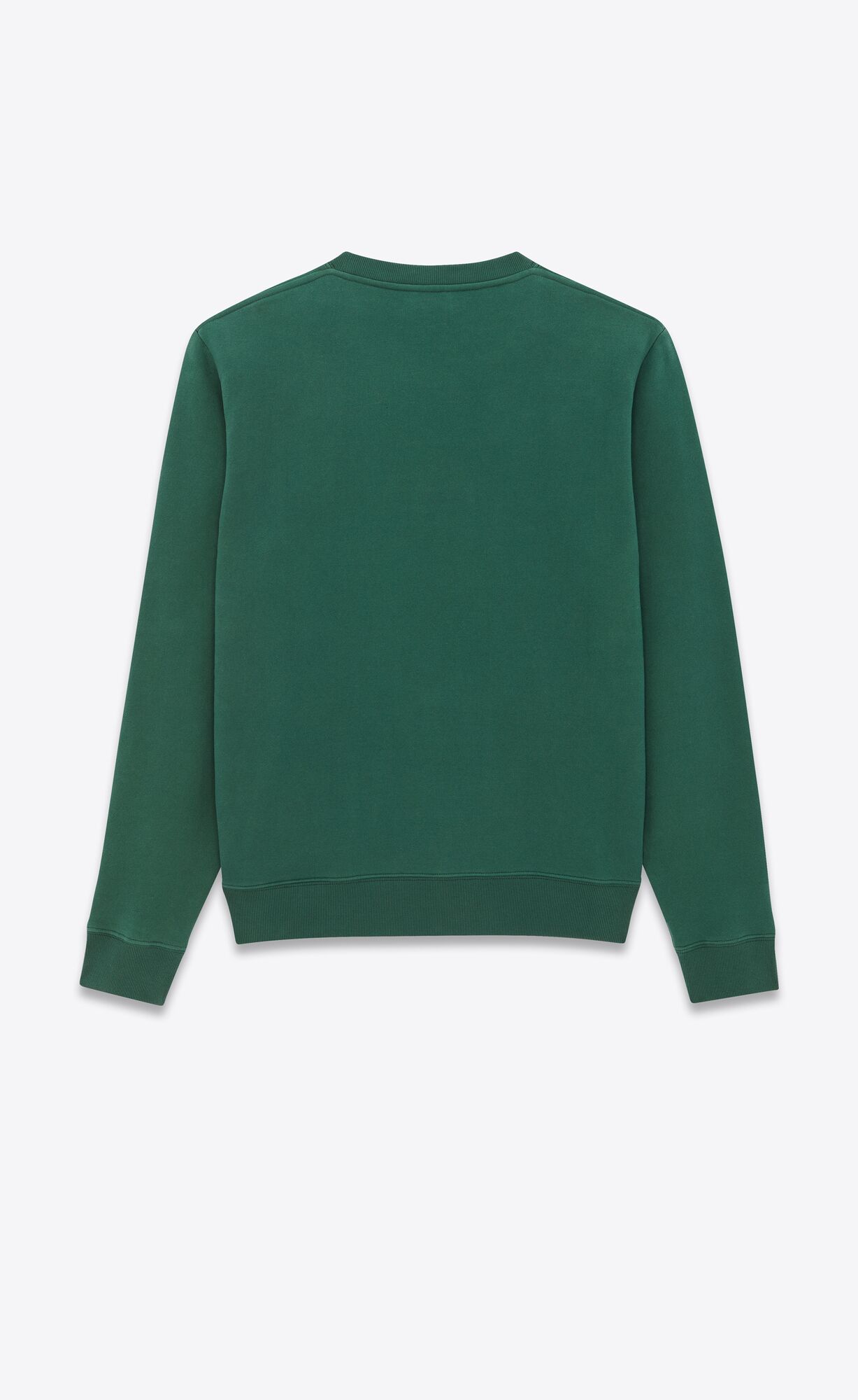 YSL Saint Laurent Sweatshirt Vert Et Naturel | GOSLV4537