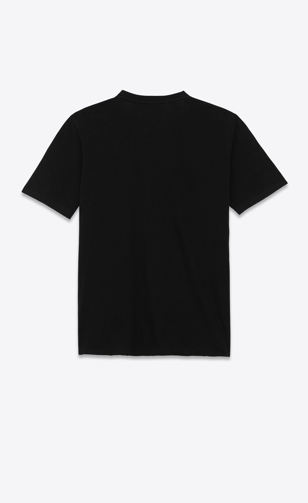 YSL Saint Laurent T-shirt In Cotton Black | RIFBL8490