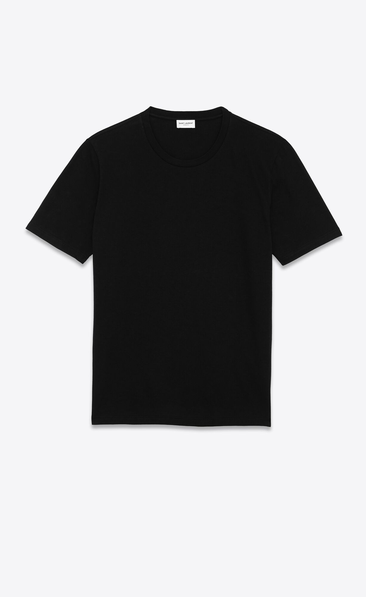 YSL Saint Laurent T-shirt In Cotton Black | RIFBL8490