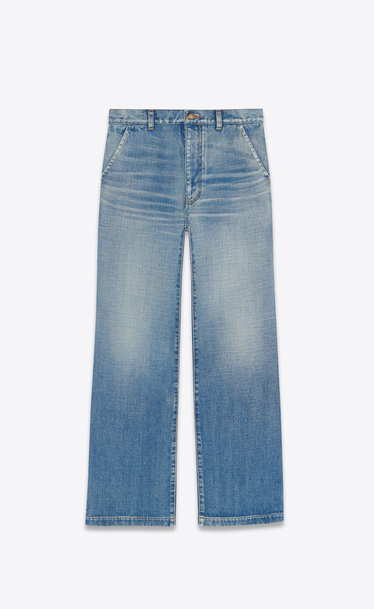 YSL Serge Jeans In \'70s Serge Blue Denim 70'S Serge Blue | RLPAE2918