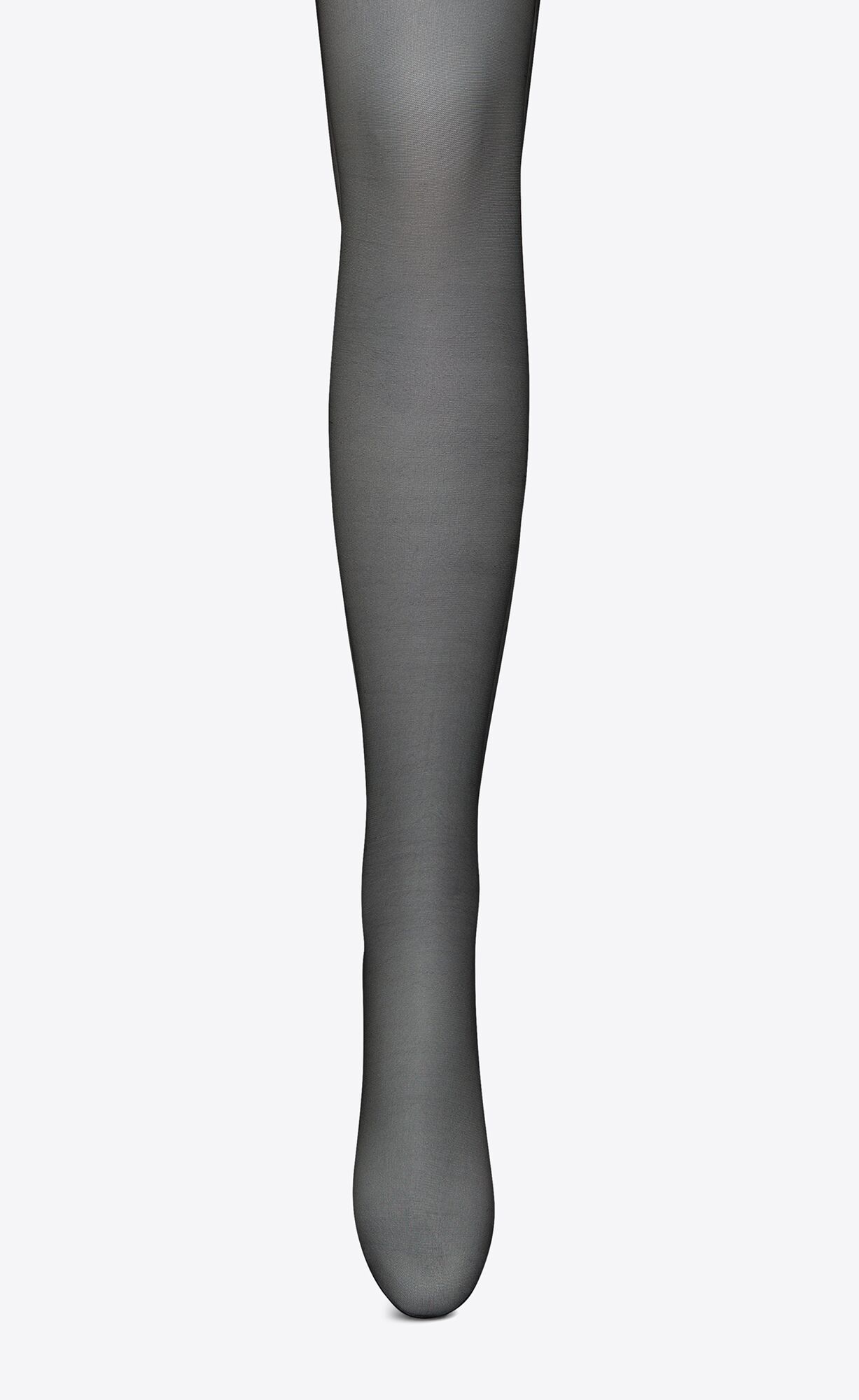 YSL Sheer Black Cassandre Tights Noir | VMYAQ4302