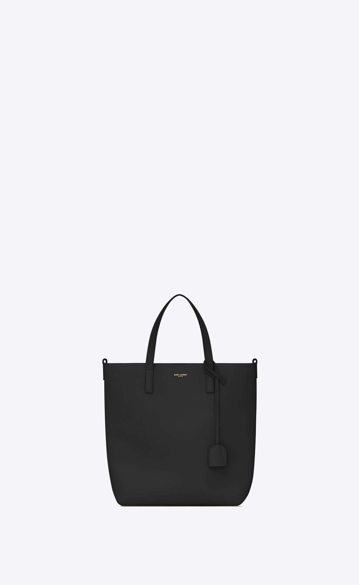 YSL Shopping Saint Laurent Toy In Supple Leather Black | NLSCE4391