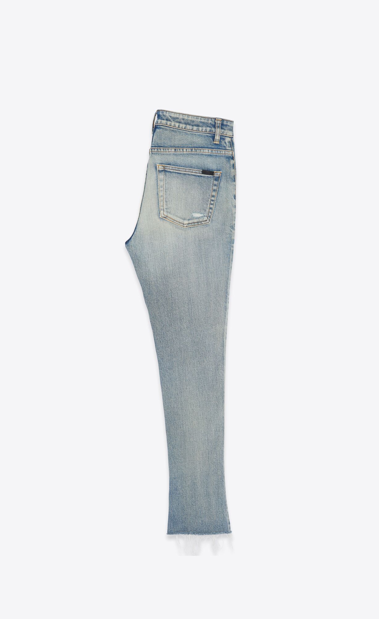 YSL Skinny Mid-waist Jeans In Santa Monica Blue Denim Santa Monica Blue | EUKHC9387