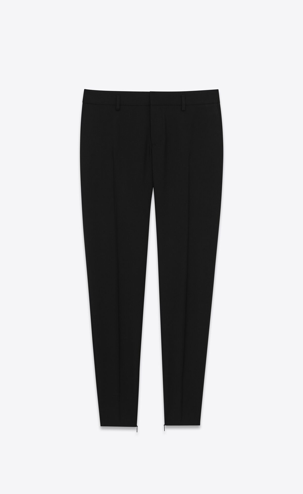 YSL Skinny Pants In Gabardine Black | GNADT5967