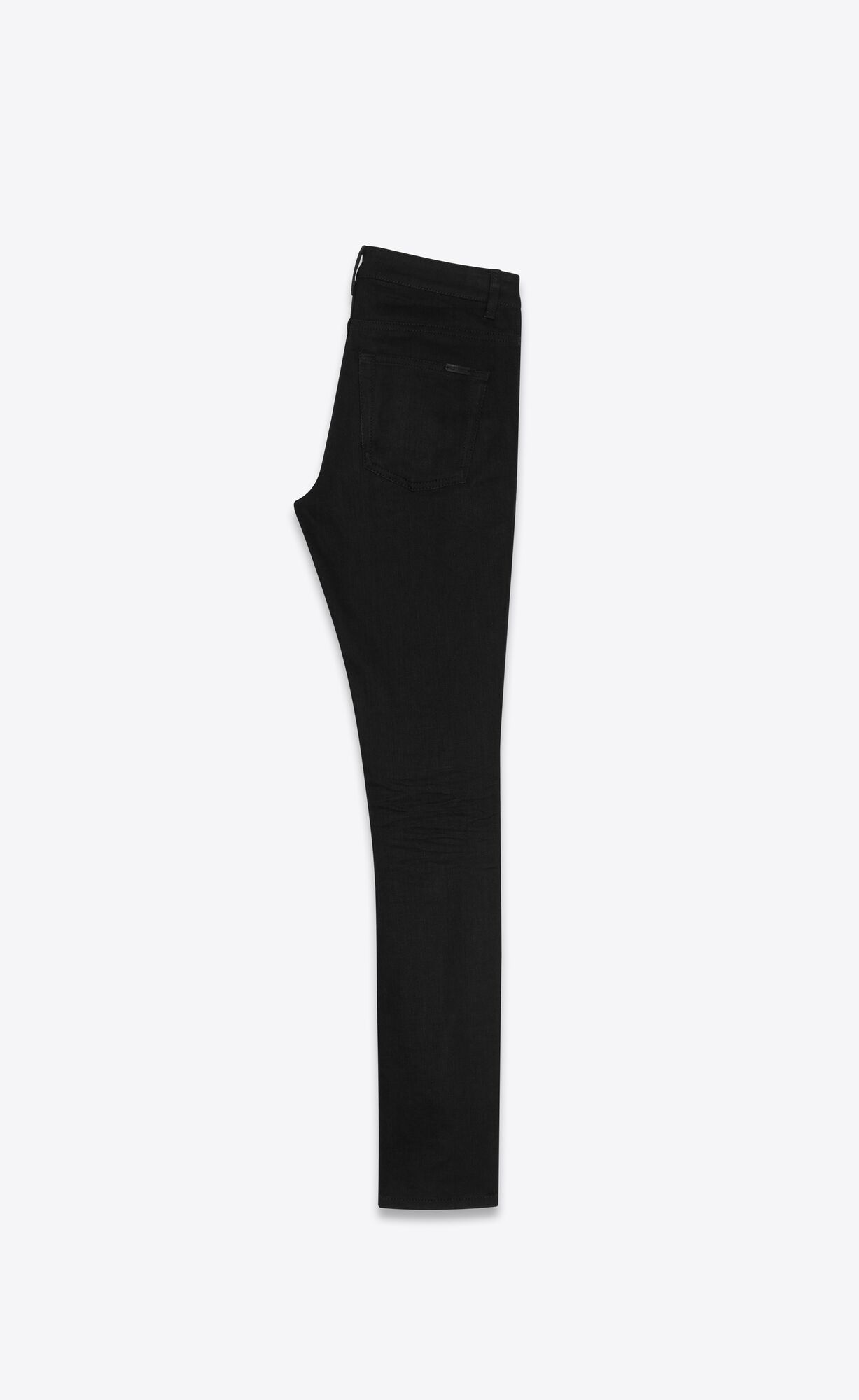 YSL Skinny-fit Jeans In Used Black Denim Used Black | ECTQN9870