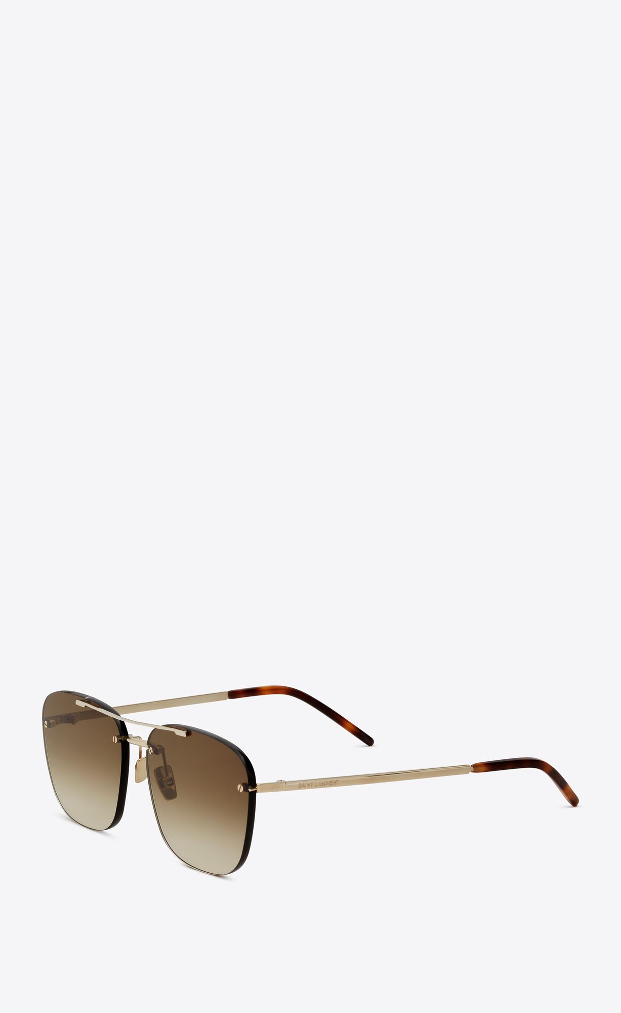 YSL Sl 309 Rimless Light Gold | CLPFH0914