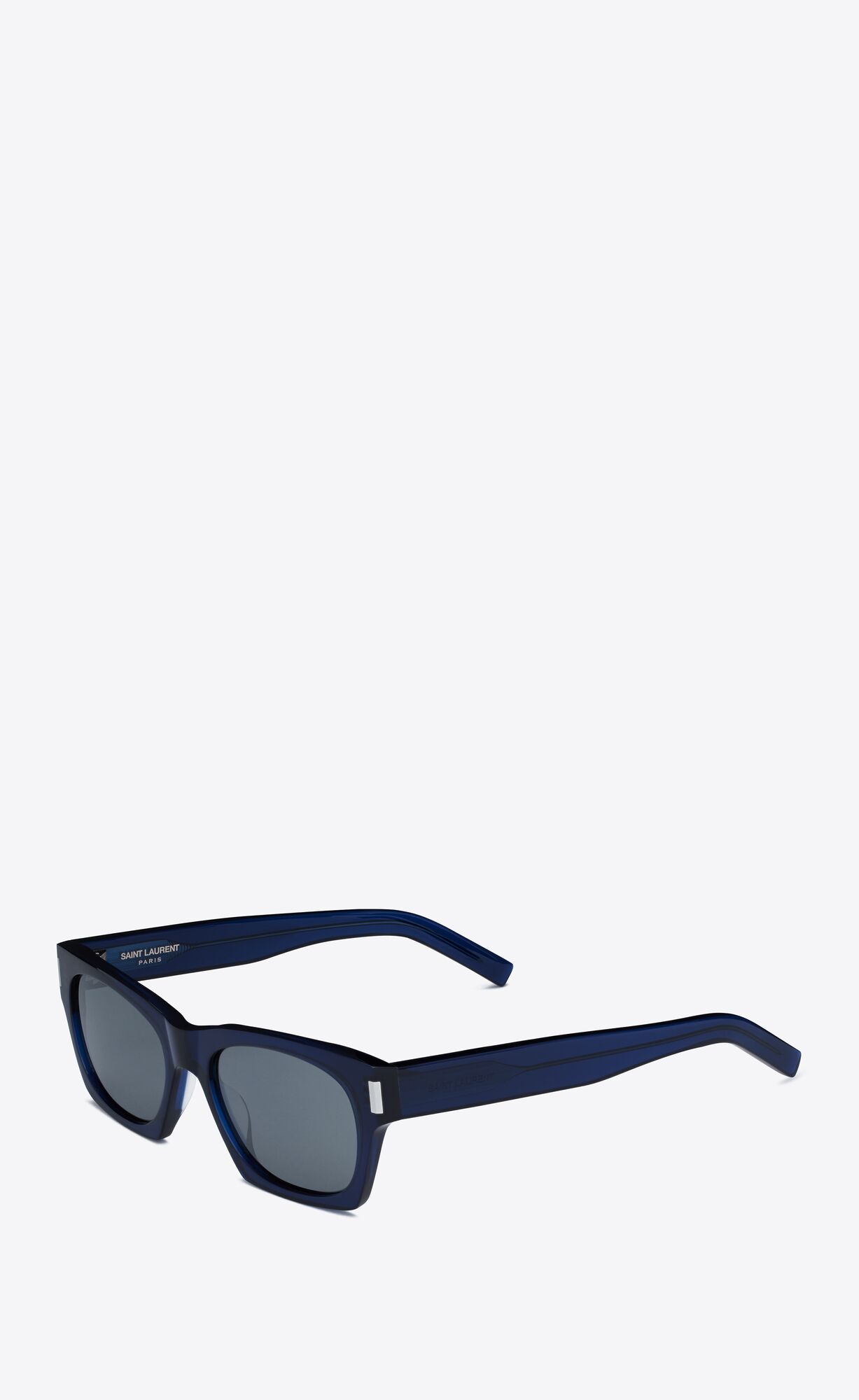 YSL Sl 402 Transparent Blue And Grey Mirror | BLWXG8197