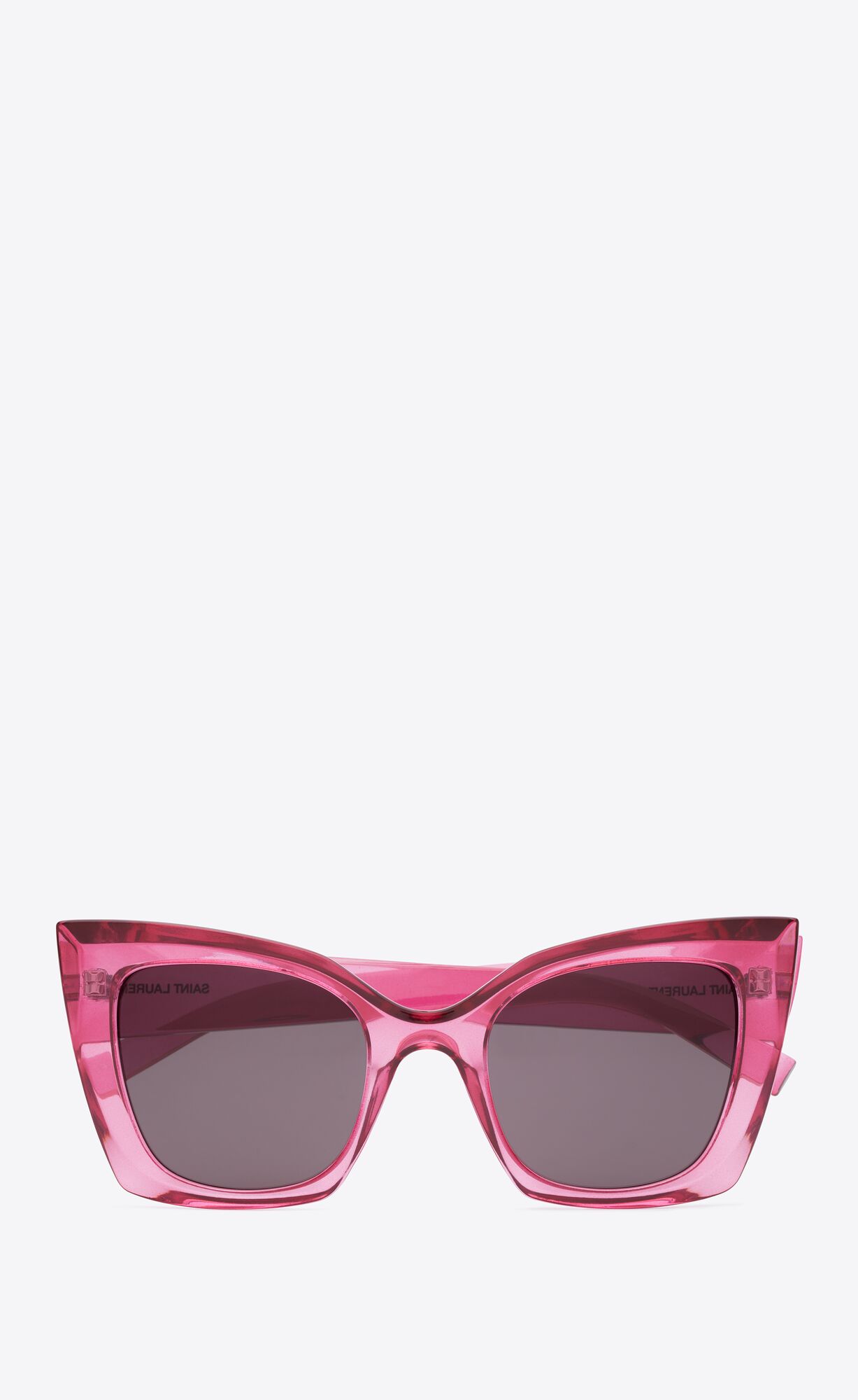 YSL Sl 552 Transparent Cyclamen Pink And Black | UHCET2761