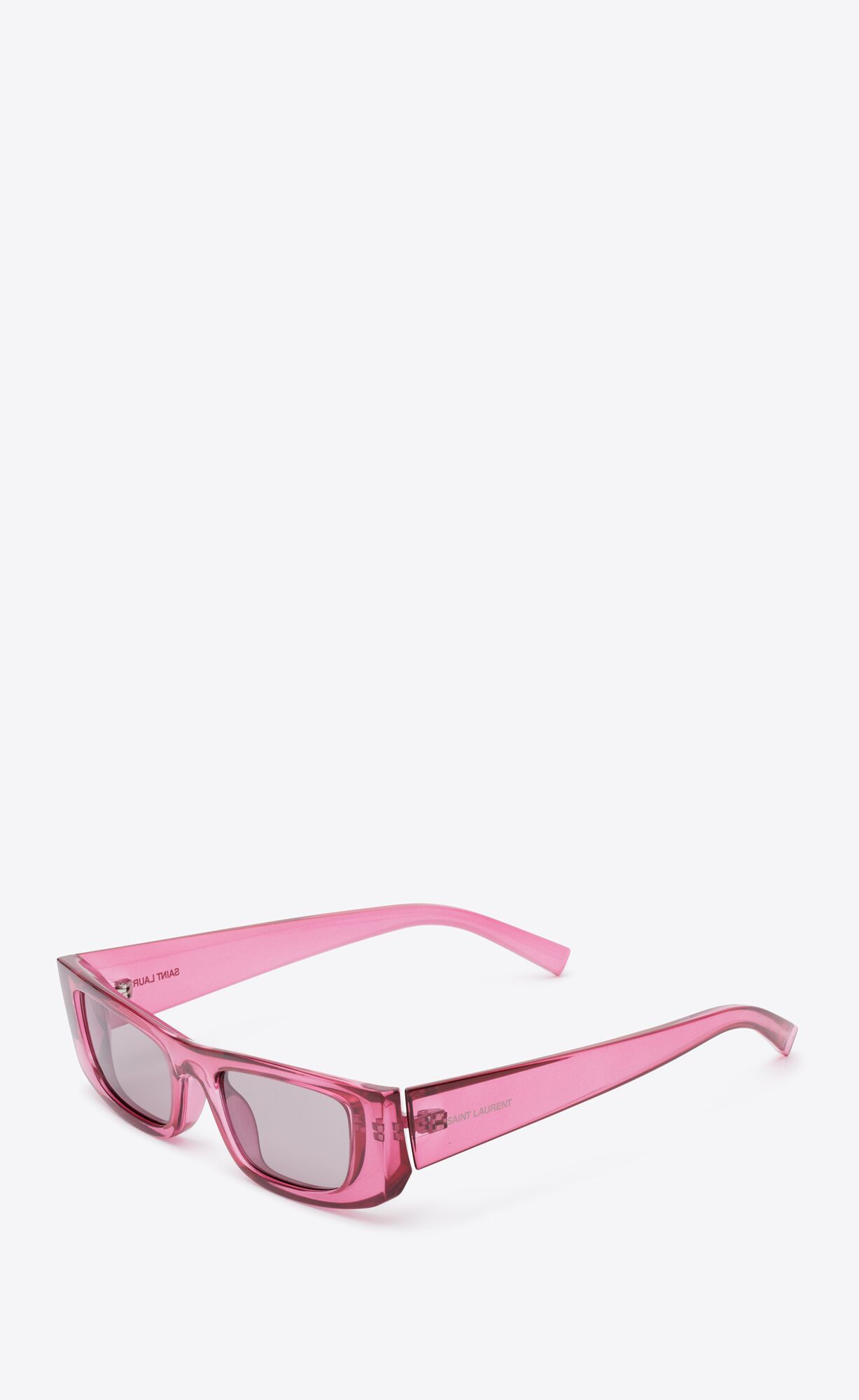 YSL Sl 553 Transparent Cyclamen Pink And Purple | ZMVXK6482