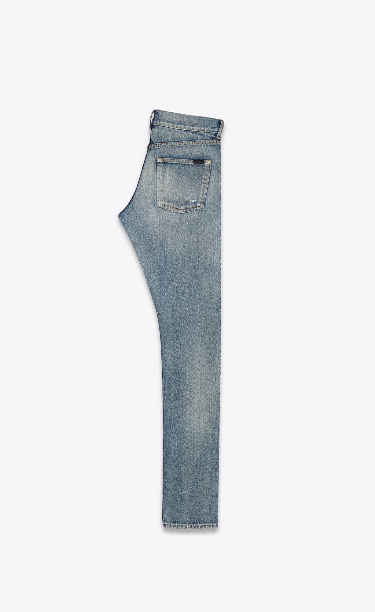 YSL Slim-fit Jeans In Santa Monica Blue Denim Santa Monica Blue | POVCM5367