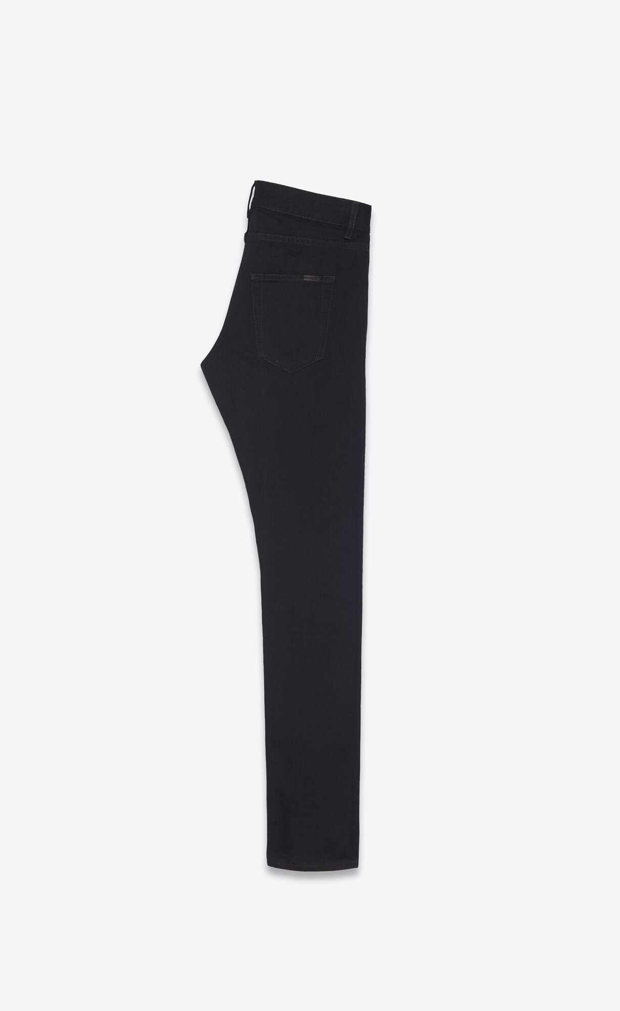 YSL Slim-fit Jeans In Worn Black Denim Worn Black | SHQYU4953