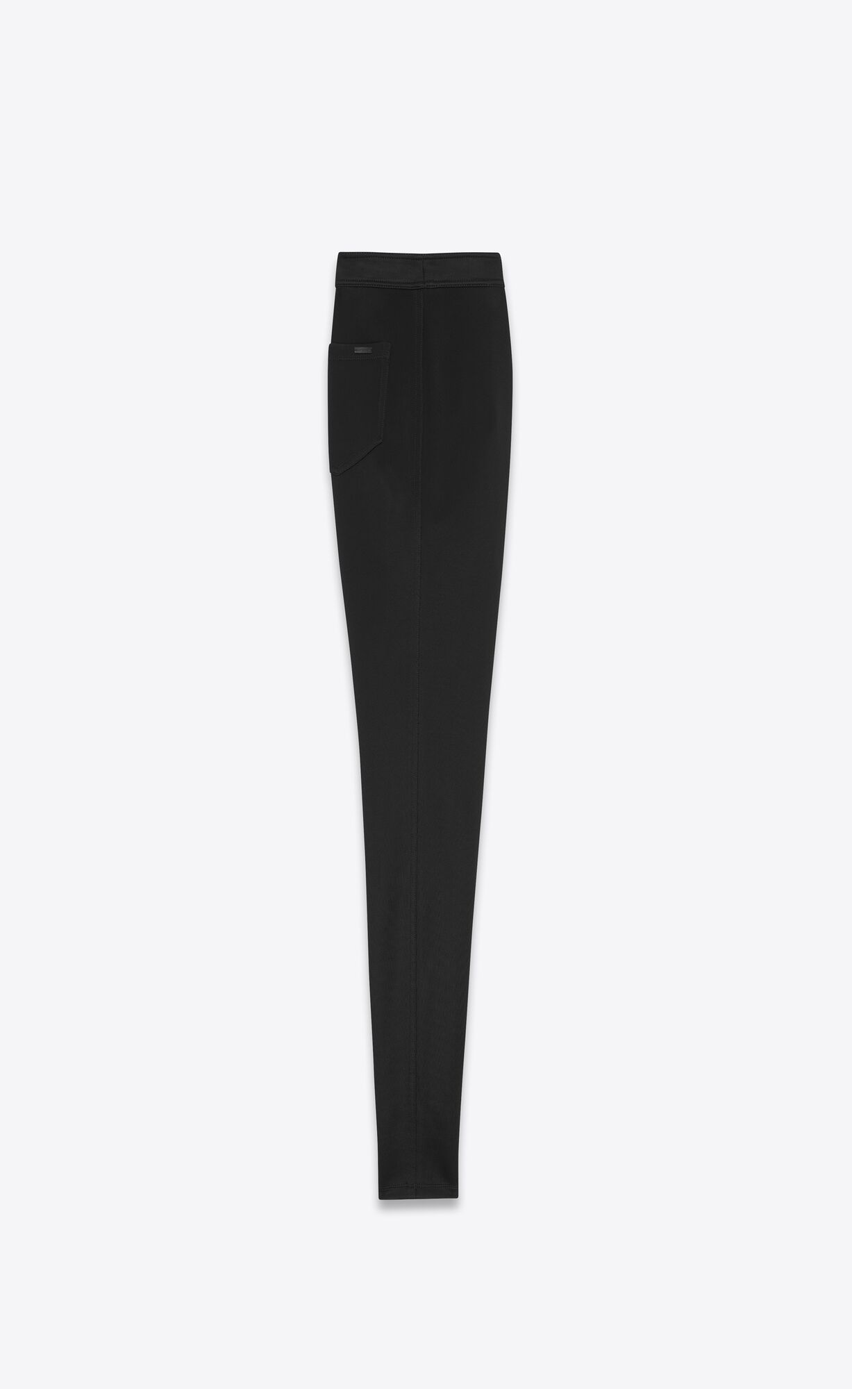 YSL Slim-fit Pants In Silky Jersey Black | LHFOT7042