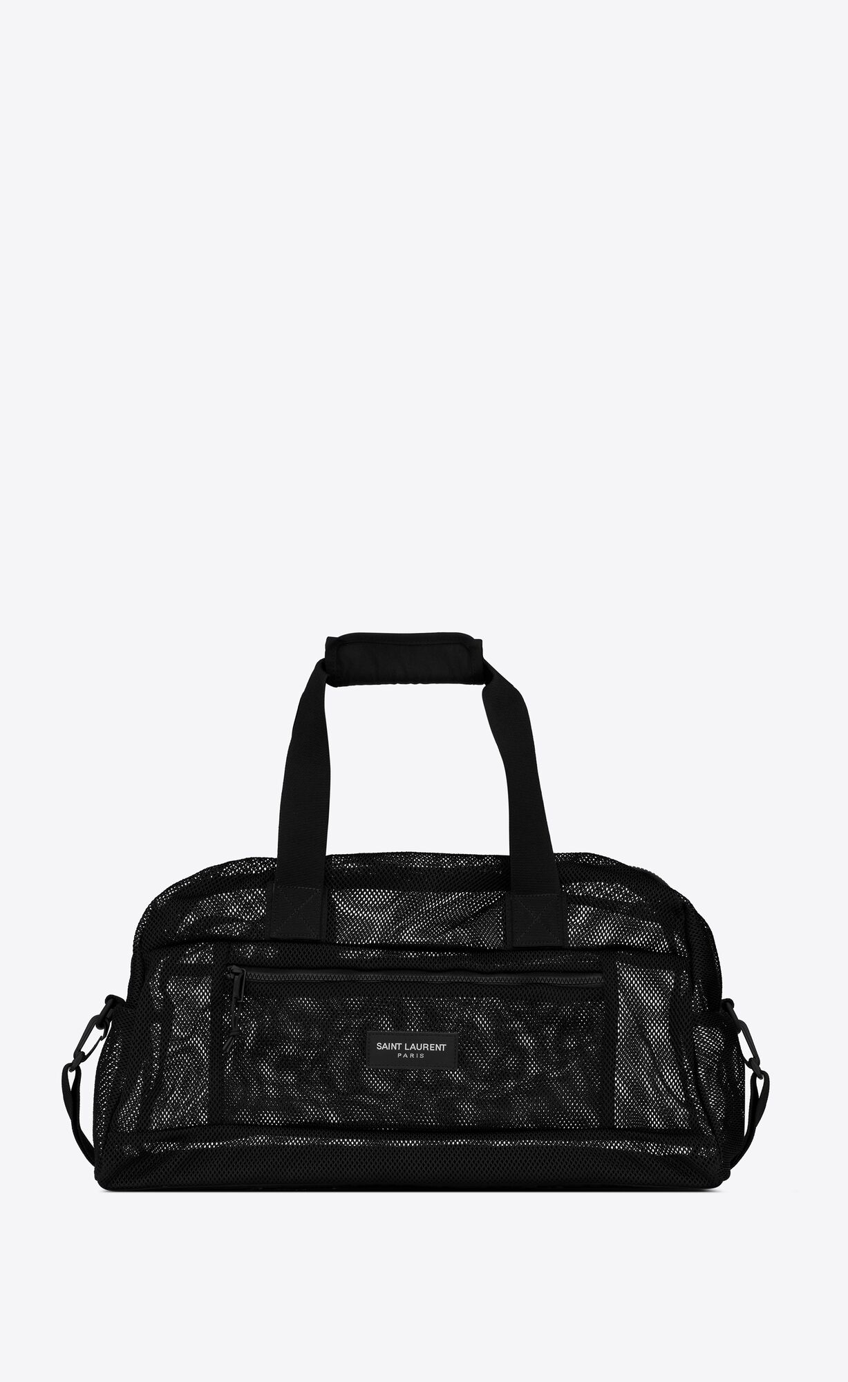 YSL Slp Duffle In Mesh And Nylon Black | ZUPNG4659