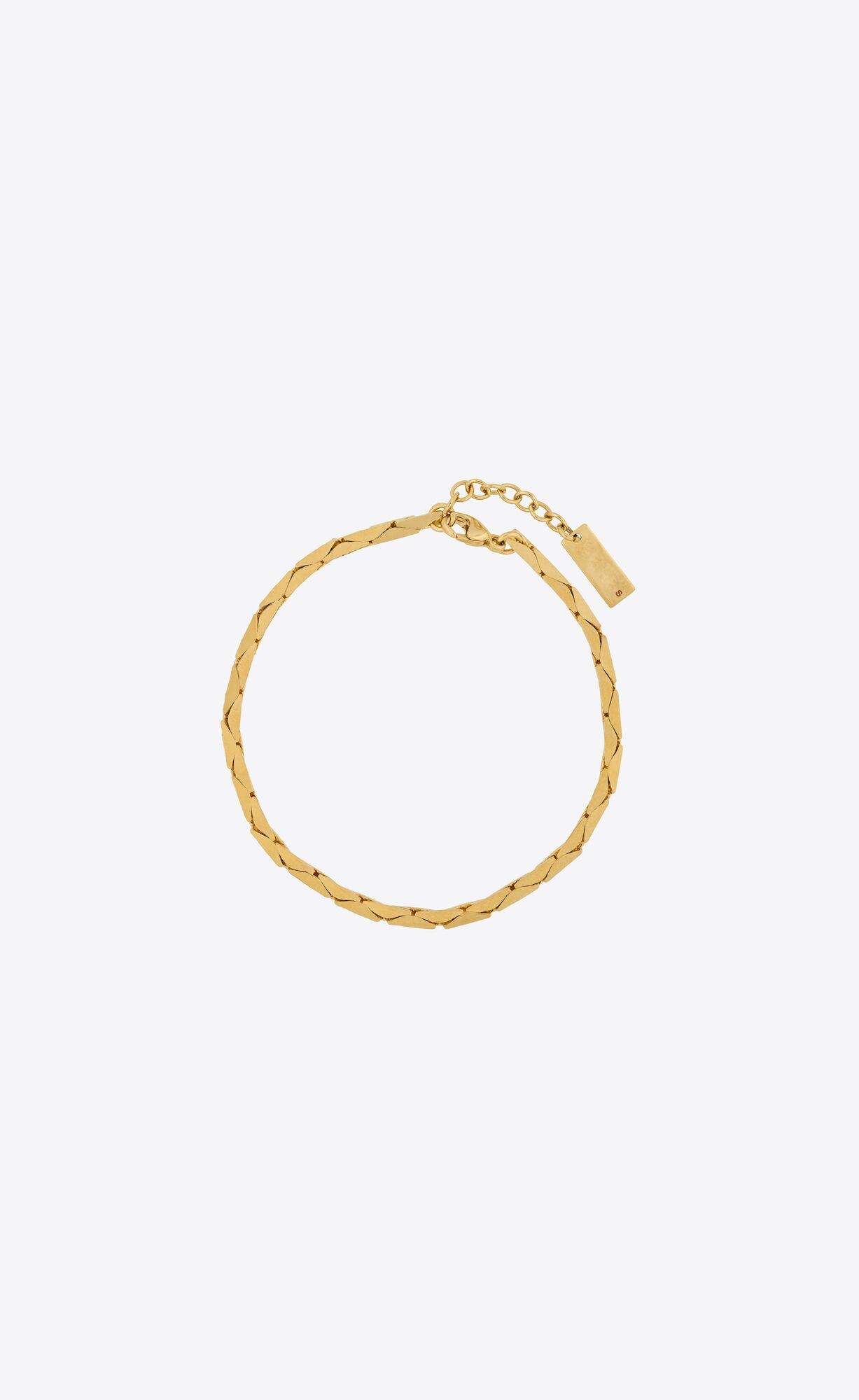 YSL Snake Chain Bracelet In Metal Gold | EMTLR5876