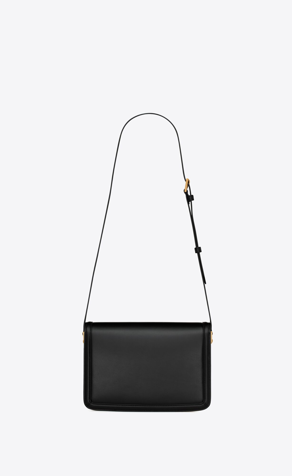 YSL Solferino Medium Satchel In Box Saint Laurent Leather Black And Off White | EKLXS7269