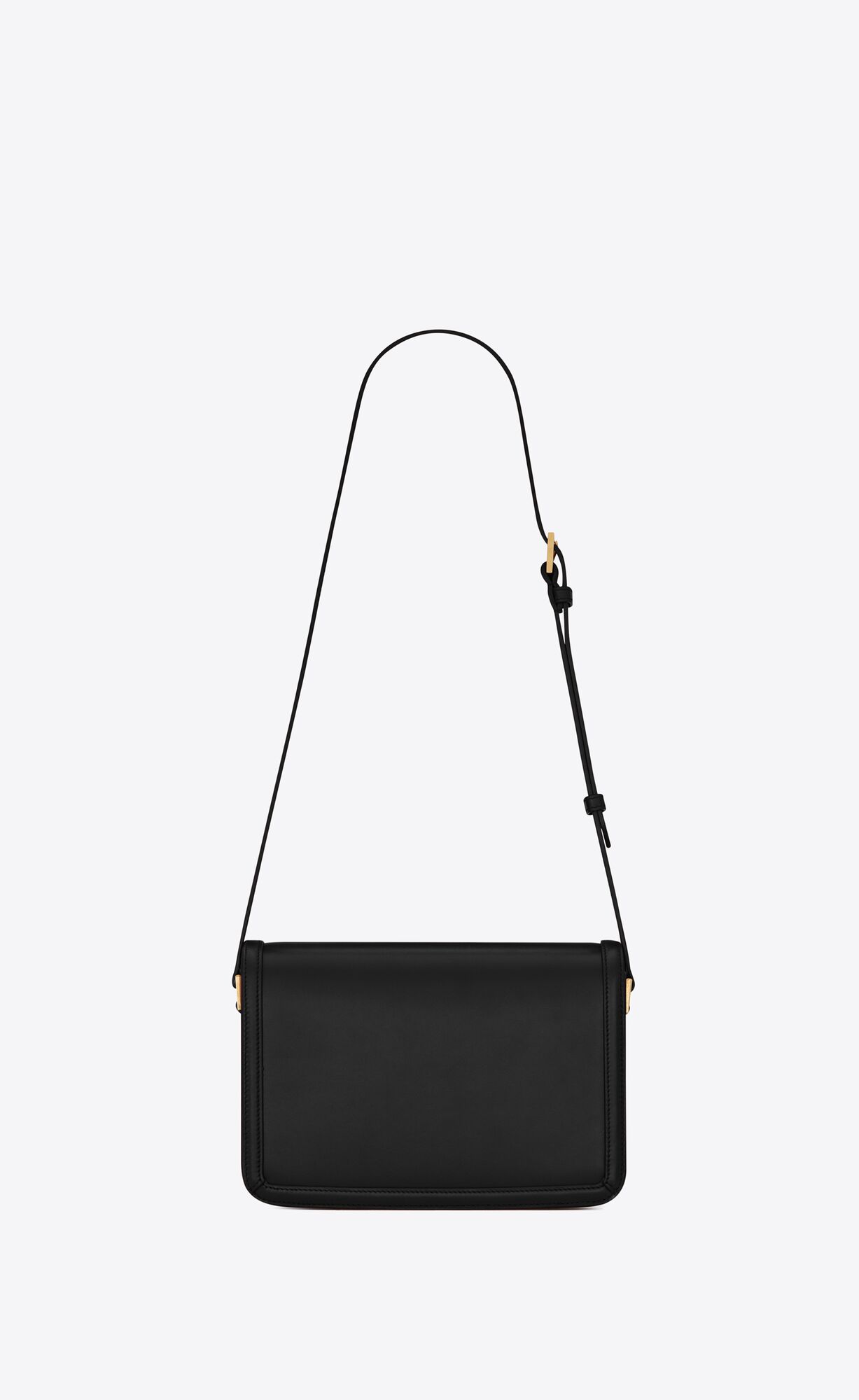 YSL Solferino Medium Satchel In Box Saint Laurent Leather Black | YAKID2196