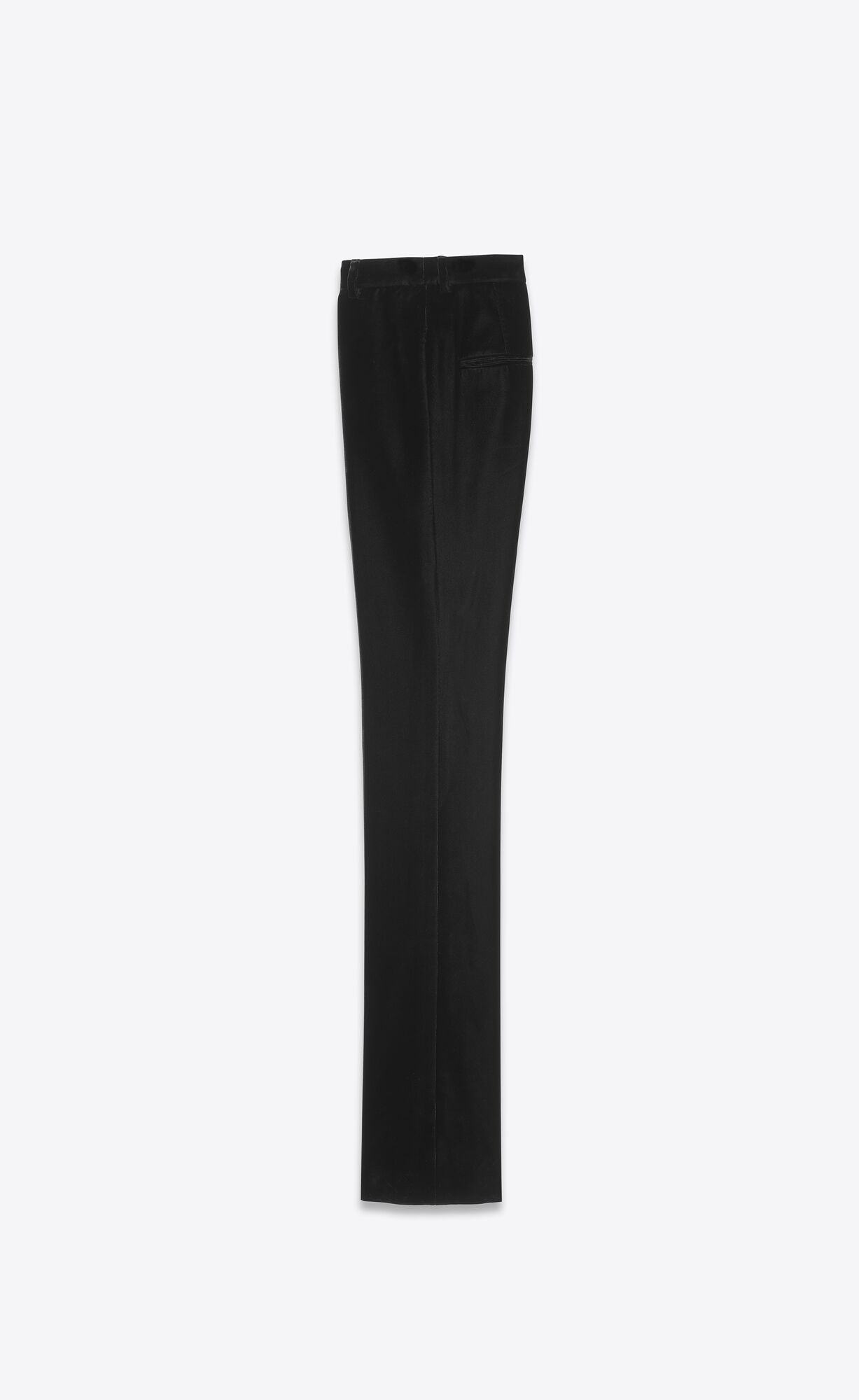 YSL Straight-leg Pants In Velvet Noir | FOXYW8357