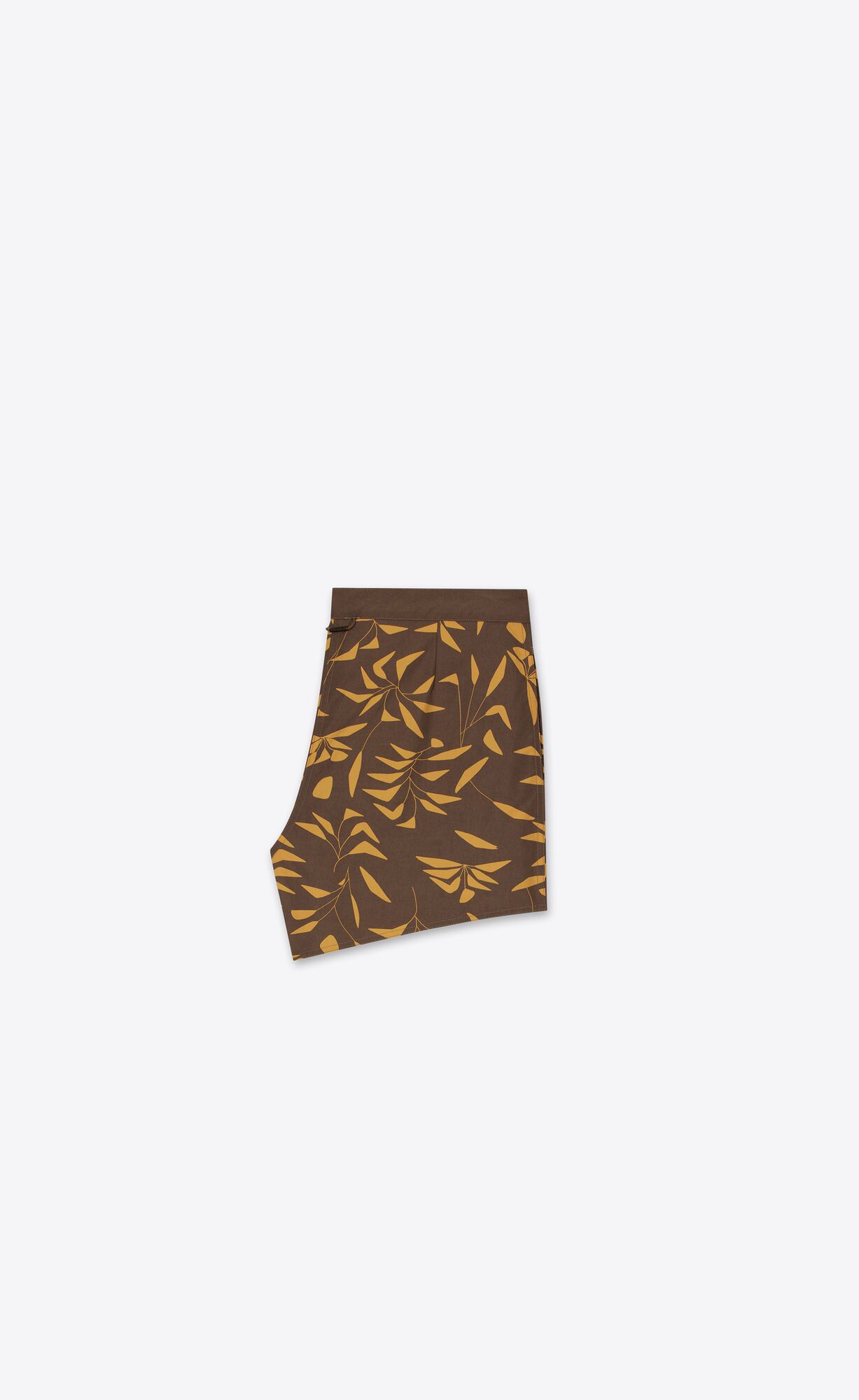 YSL Sunset Print Swim Shorts Marron Orange | JBOGE1032