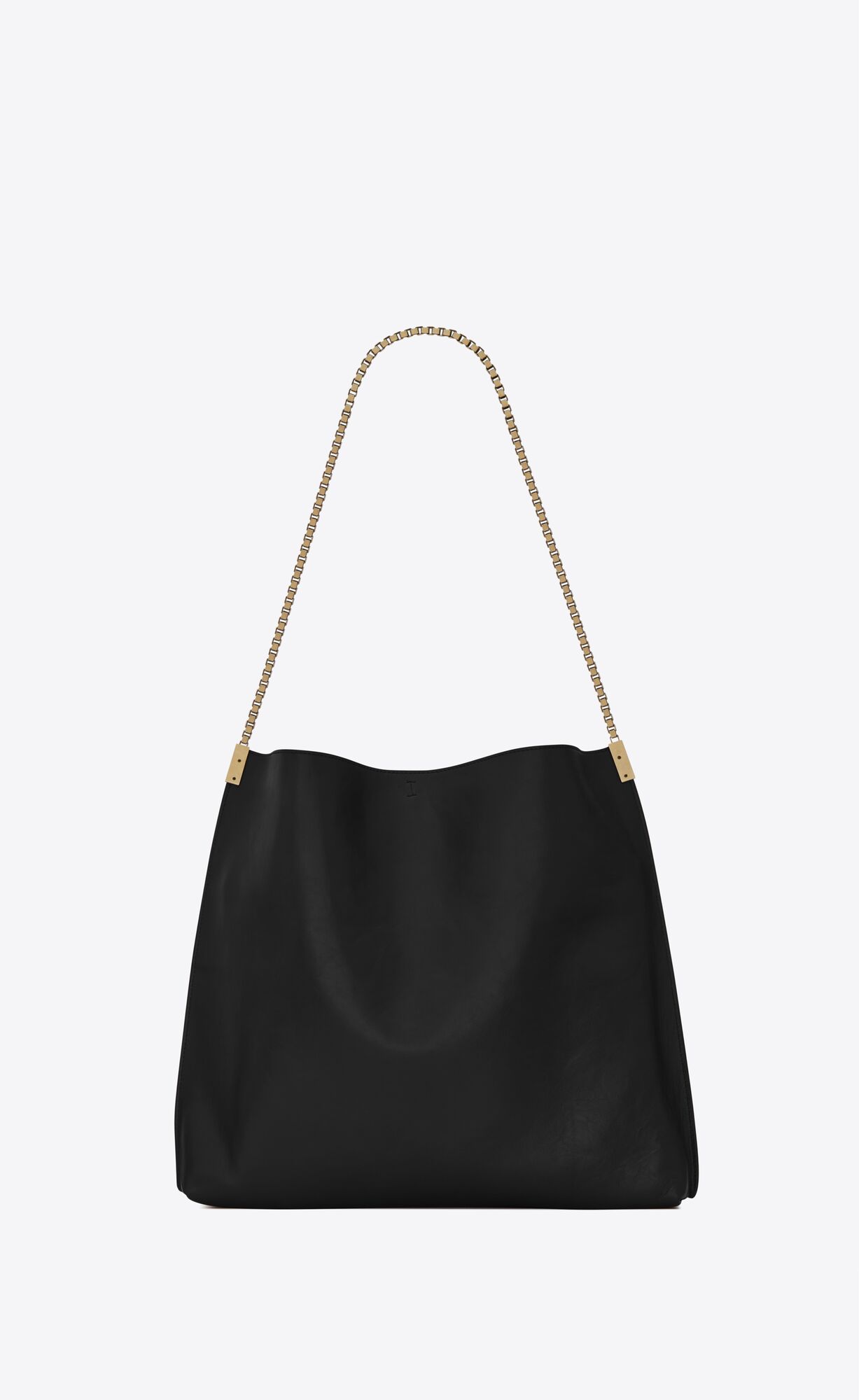 YSL Suzanne Medium Hobo Bag In Smooth Leather Black | WOCIG2617