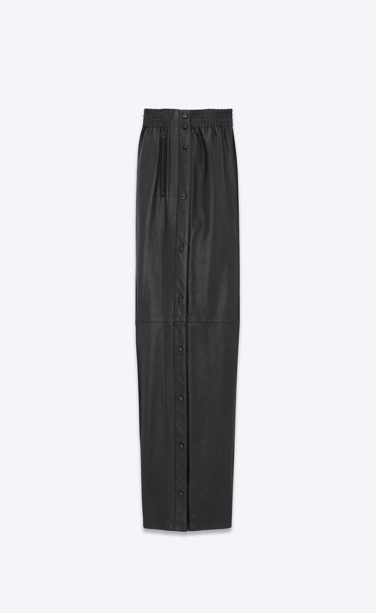 YSL Sweatpants In Lambskin Black | WTSCO4651