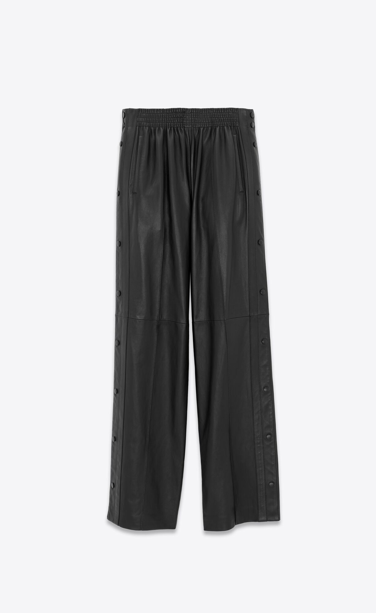 YSL Sweatpants In Lambskin Black | WTSCO4651