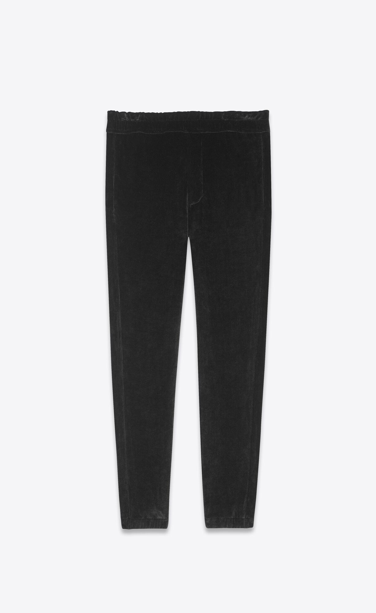 YSL Sweatpants In Velvet Jersey Noir | FDIJZ2385