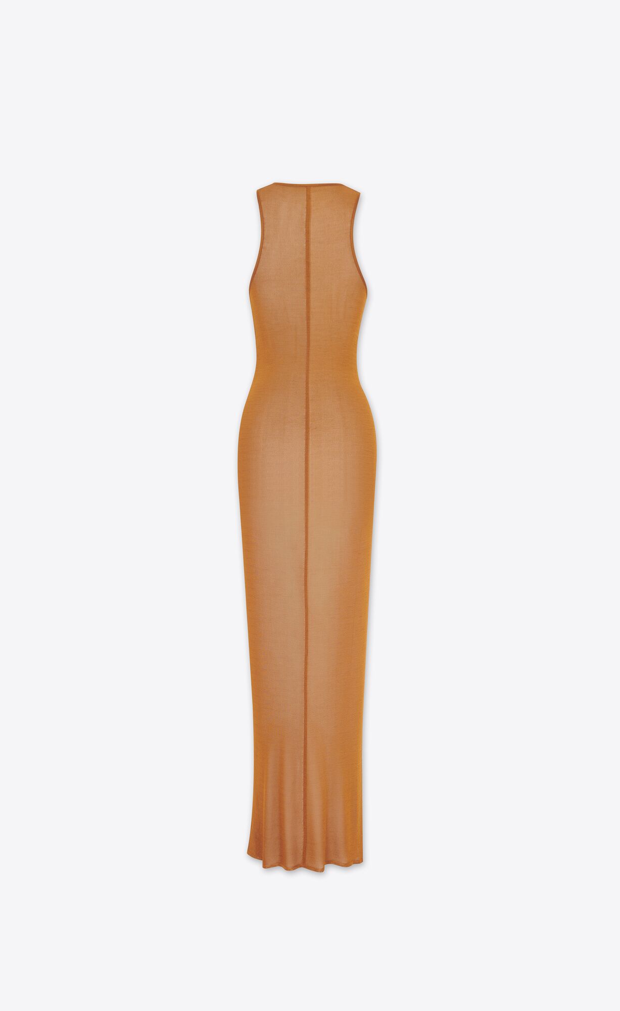 YSL Tank Top Dress In Knit Ocre | AMHUK7640