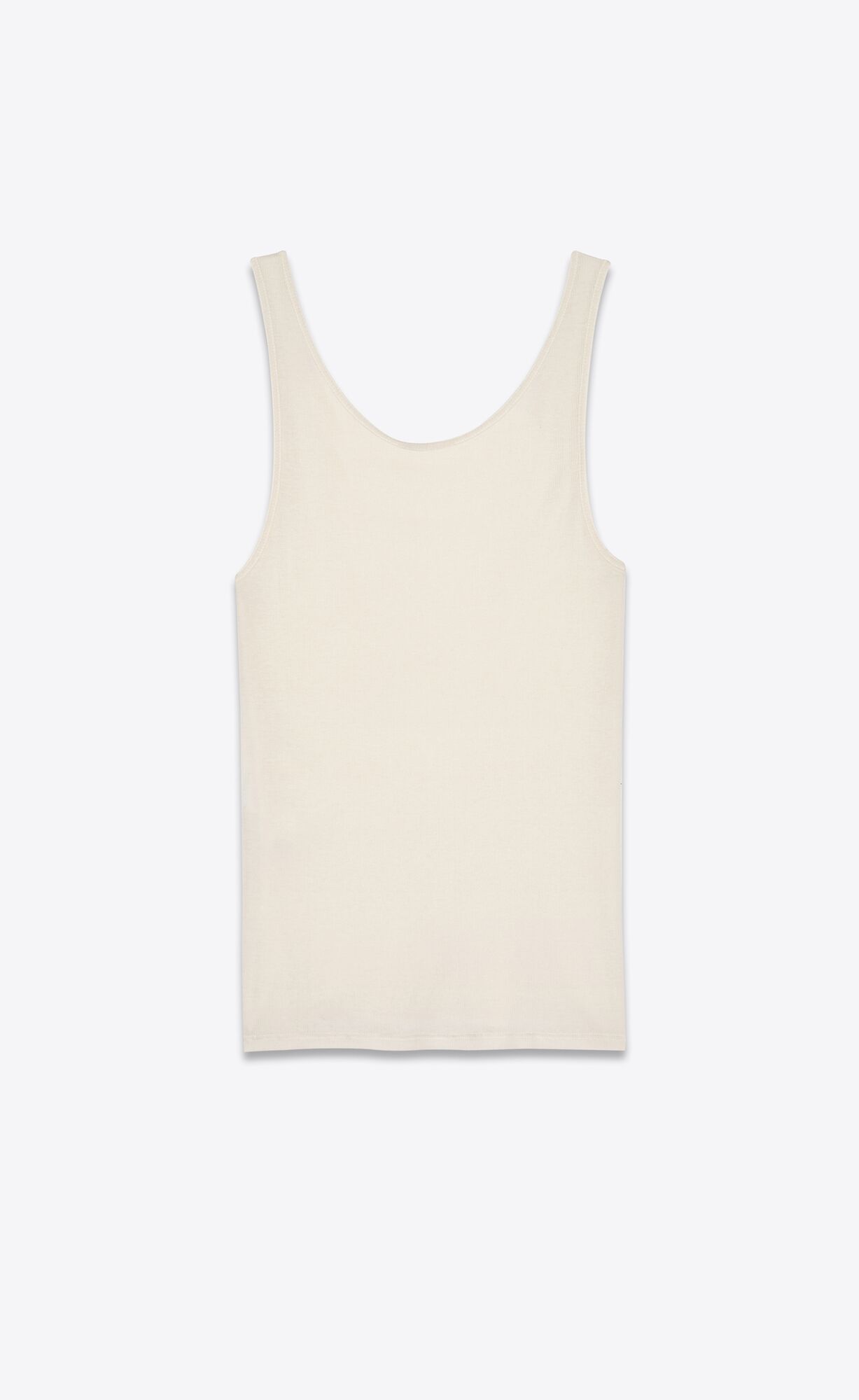 YSL Tank Top In Jersey Natural | ZFBGI8479