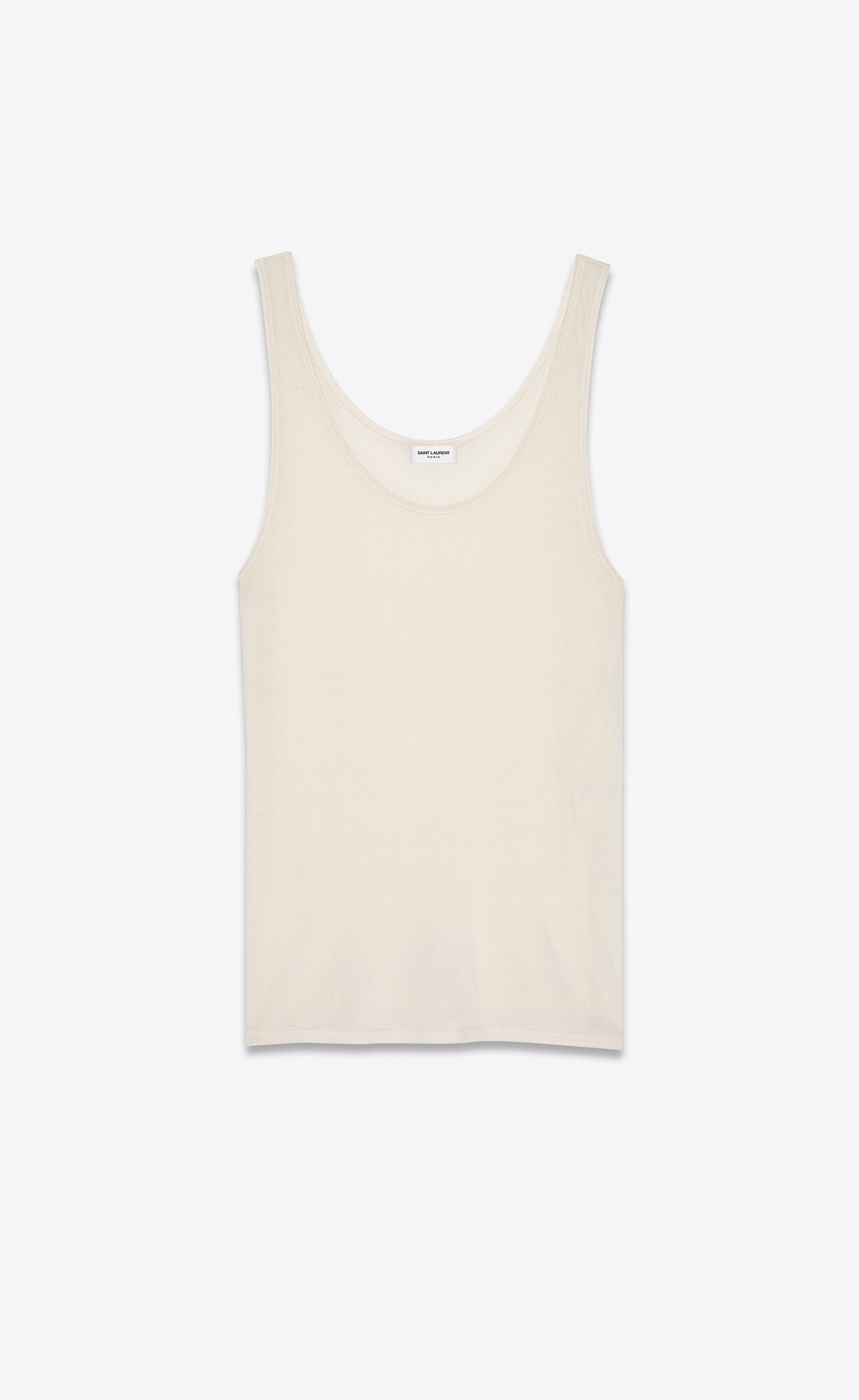 YSL Tank Top In Jersey Natural | ZFBGI8479