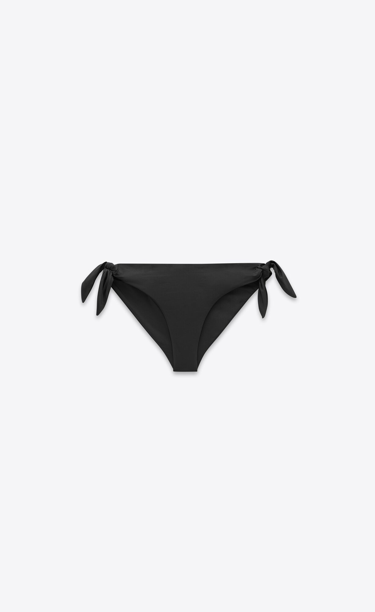 YSL Tie Bikini Bottoms Black | TCDOW1523