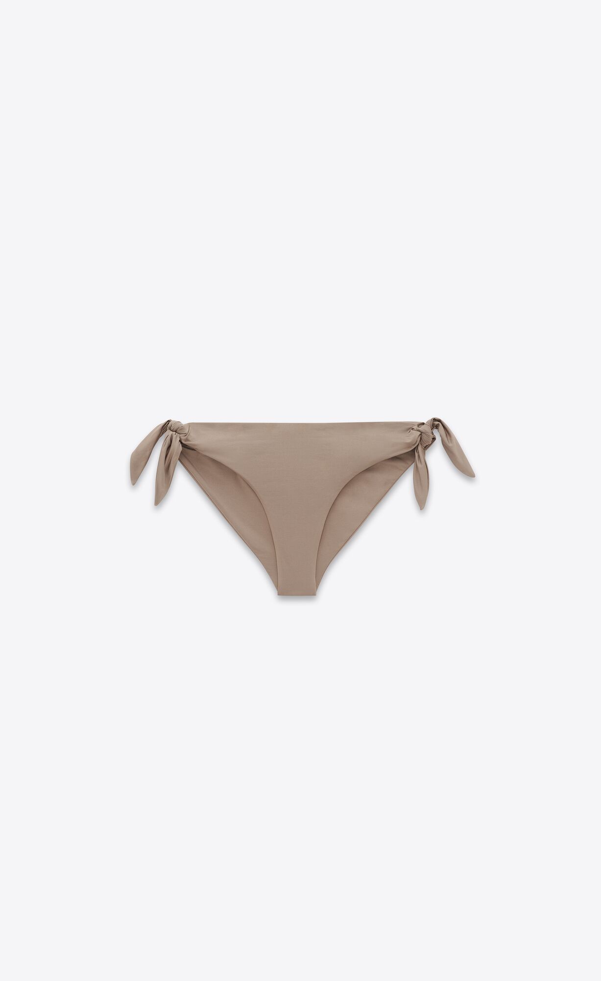 YSL Tie Bikini Bottoms Greige | GAQHM2751