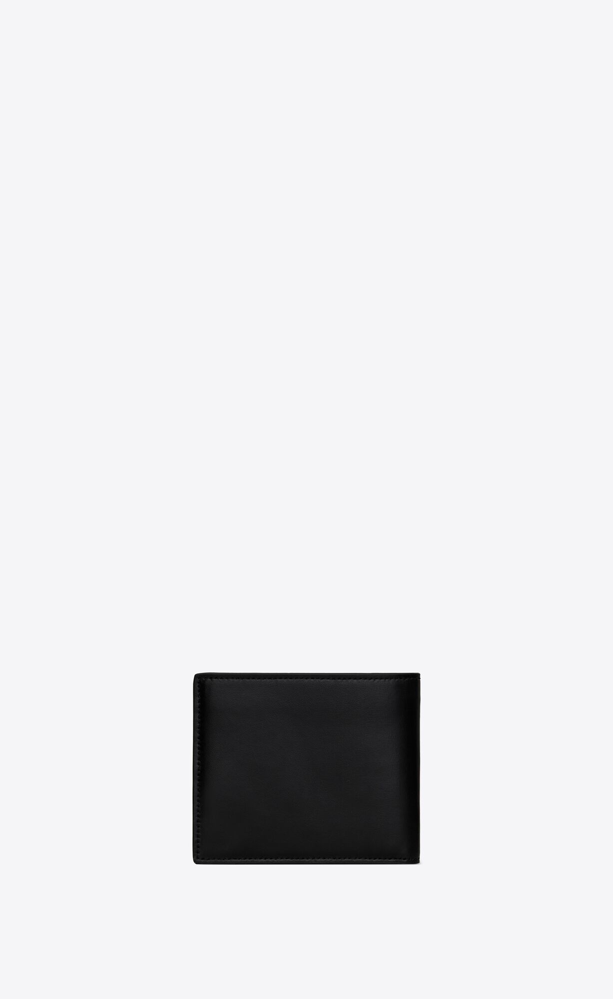 YSL Tiny Cassandre East/West Wallet In Matte Leather Black | PUZQL5174