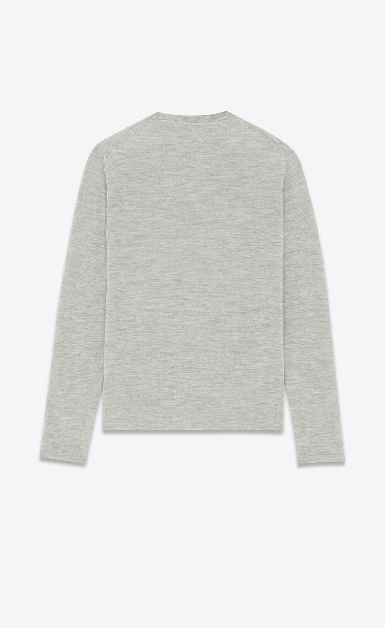 YSL Top In Wool Gris Chine | LKYSO7805