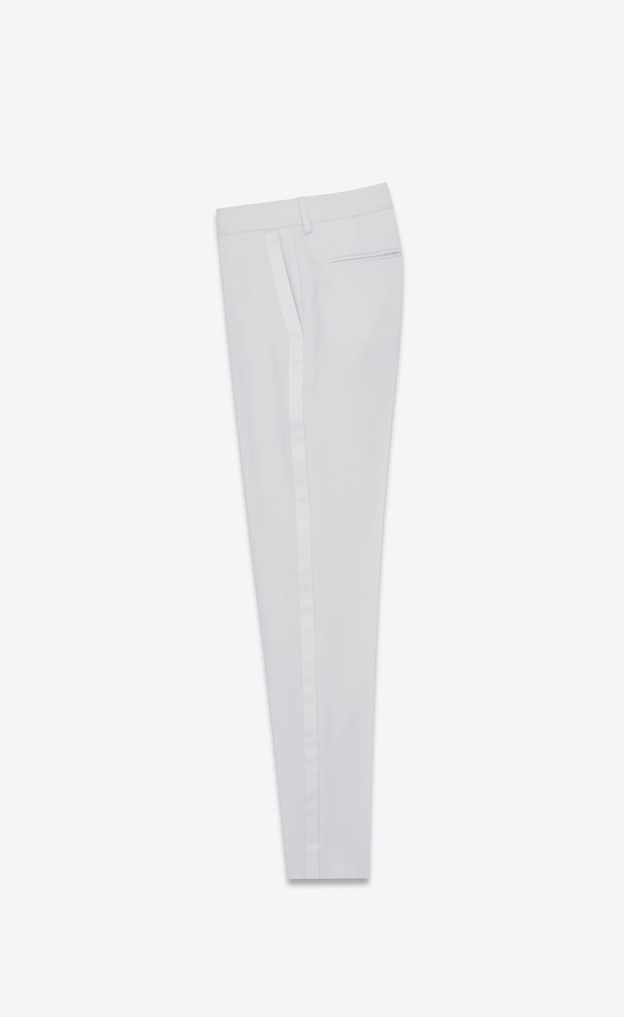 YSL Tuxedo Pants In Grain De Poudre Shell | WZSPI2416