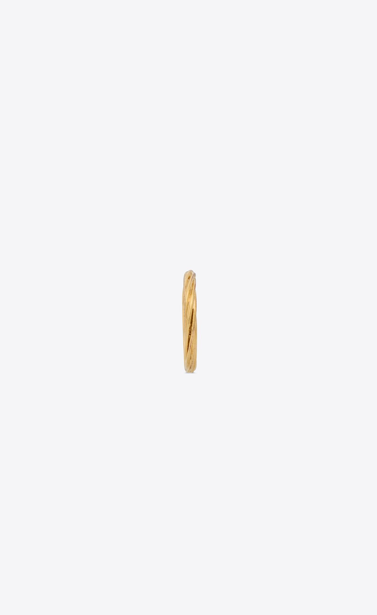 YSL Twist Arty Ring In Metal Gold | SNXRY8630