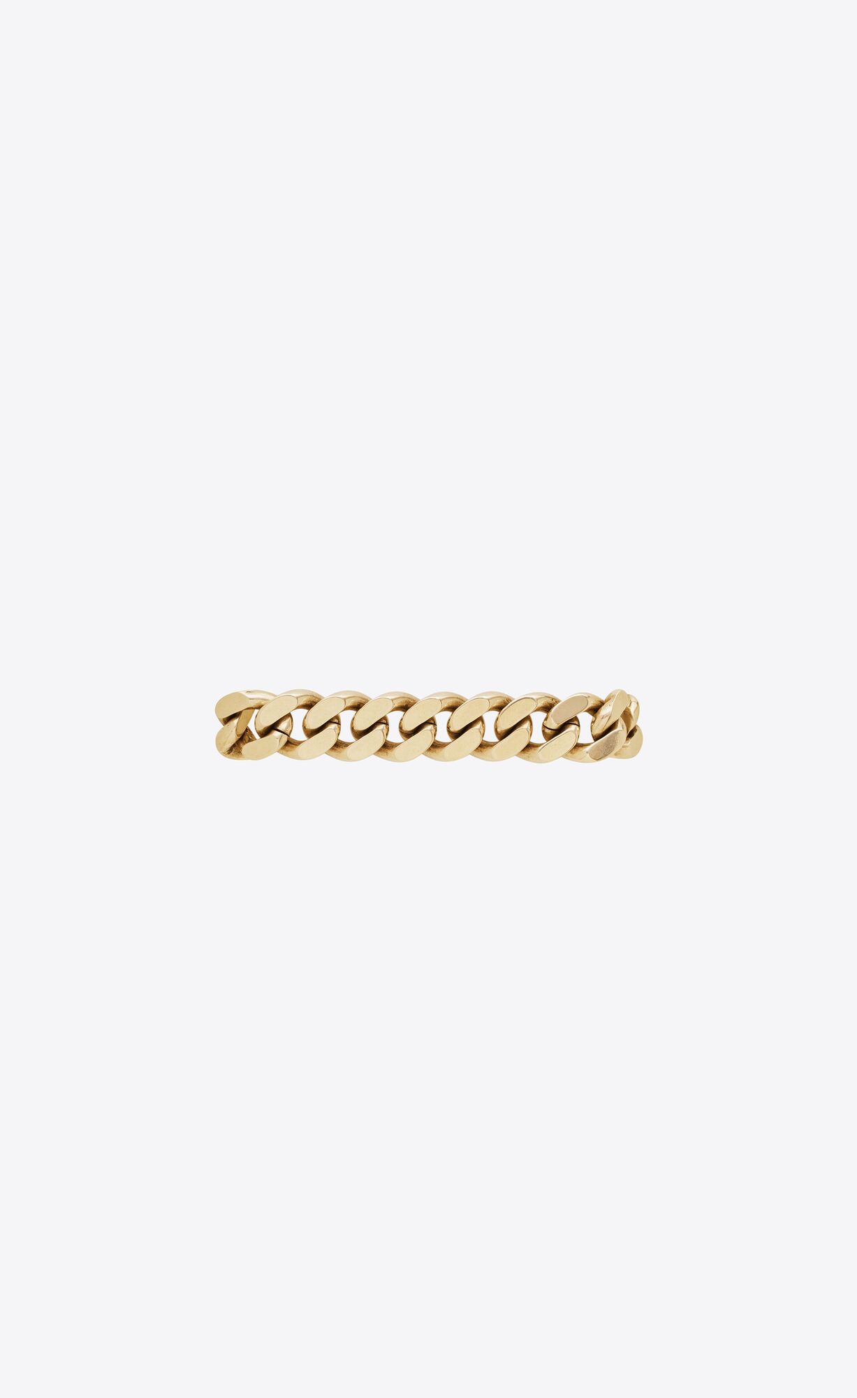 YSL Two-tone Chain Bracelet In Metal Gold | KFASI0245