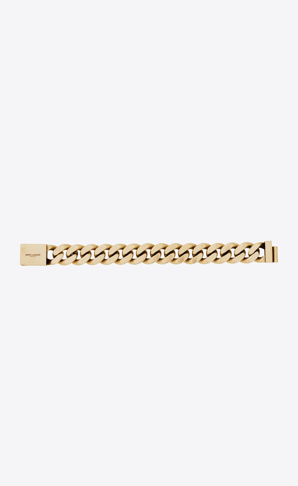 YSL Two-tone Chain Bracelet In Metal Gold | KFASI0245