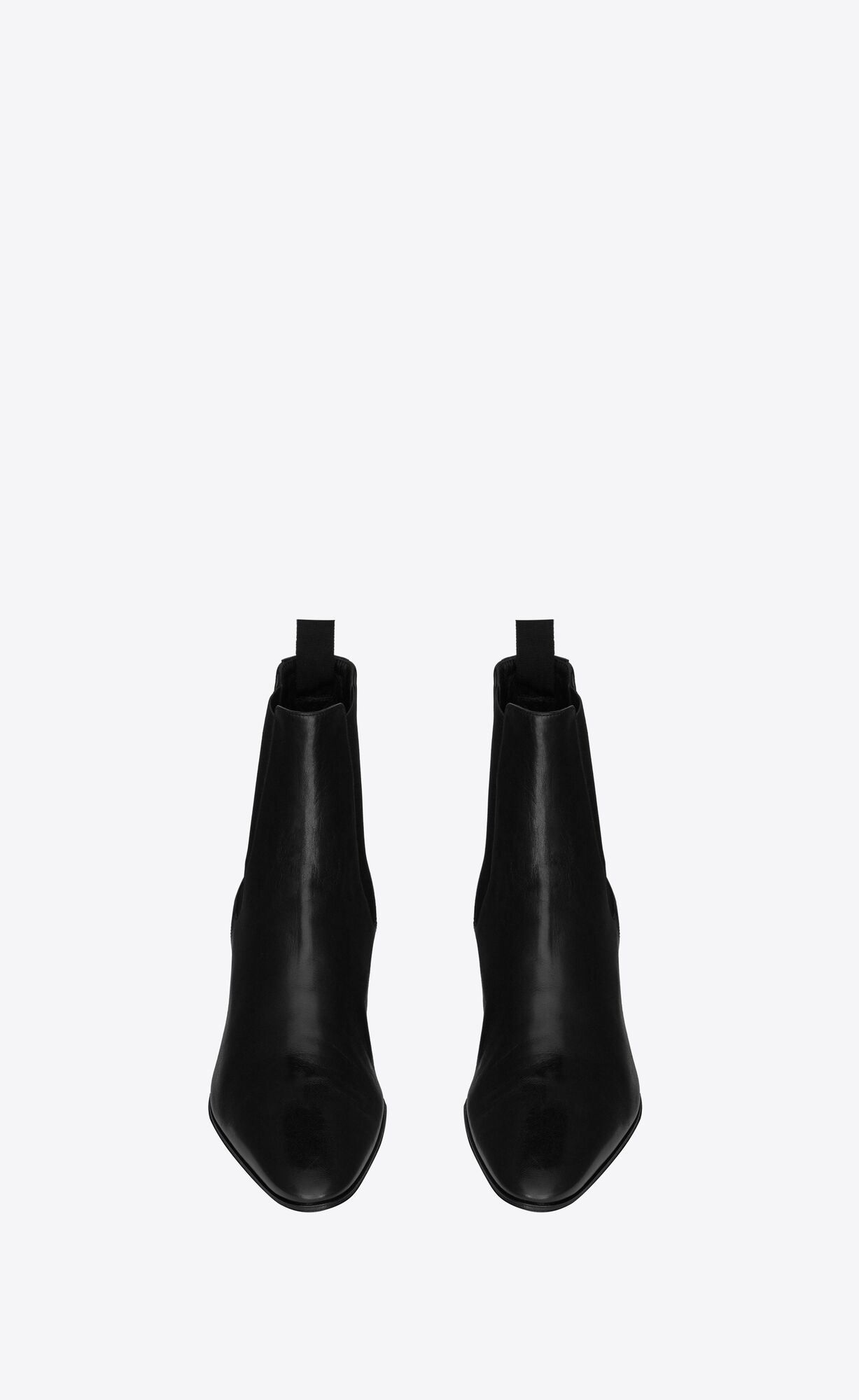 YSL Vassili Chelsea Booties In Smooth Leather Black | FHCXQ7820