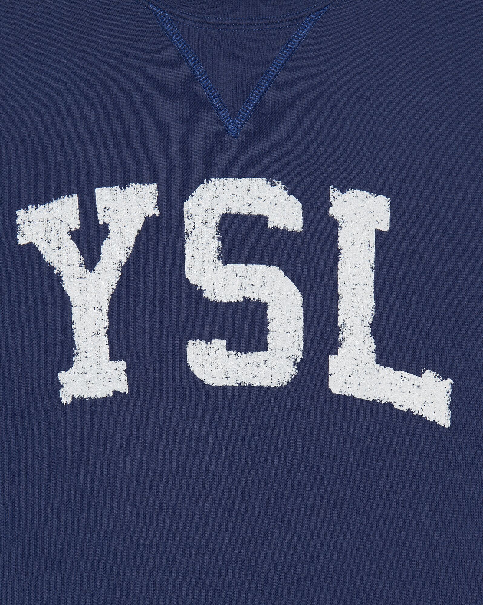 YSL Vintage Sweatshirt Faded Navy | ERYQL9328