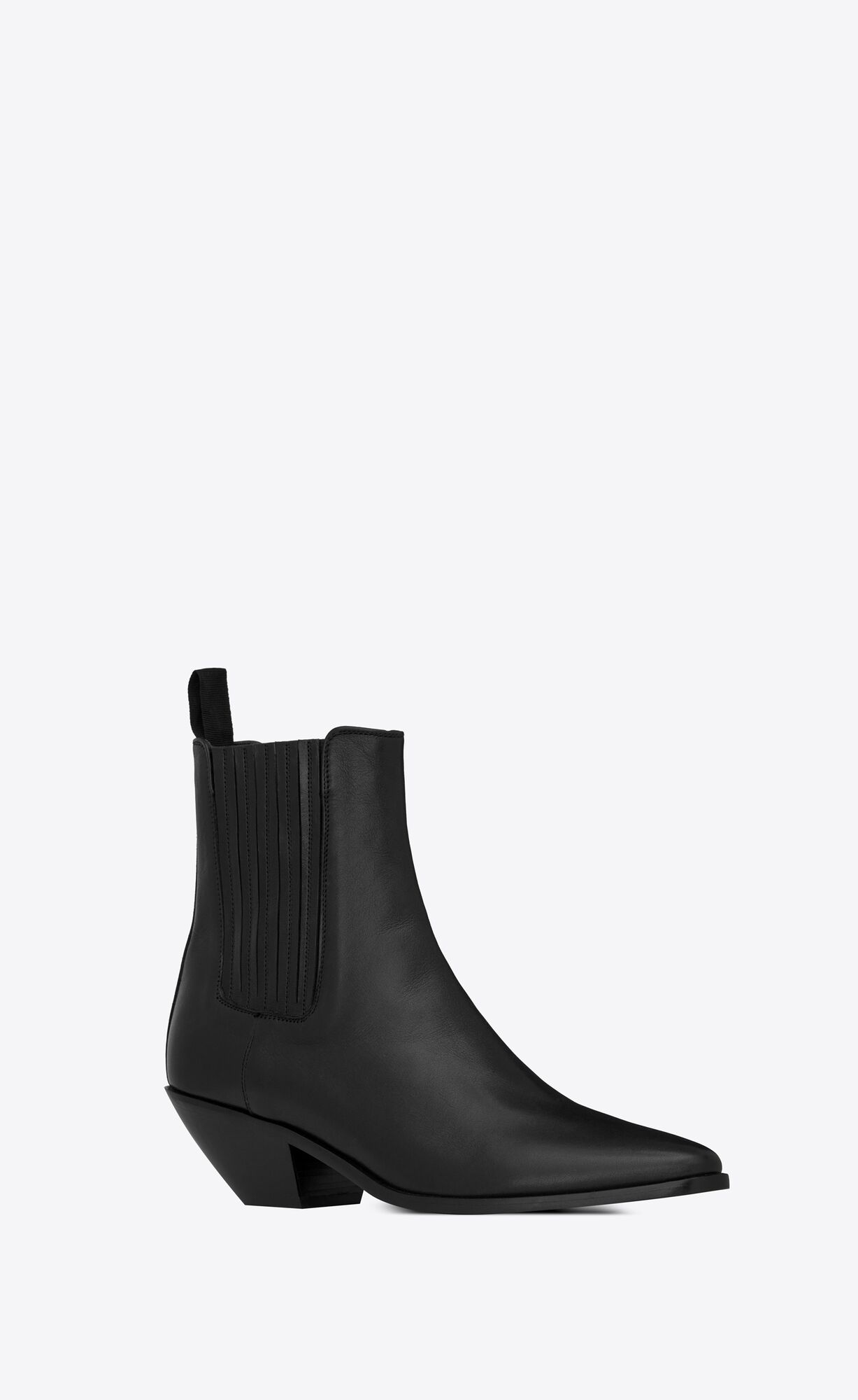 YSL West Chelsea Boots In Smooth Leather Black | PGVHK3528