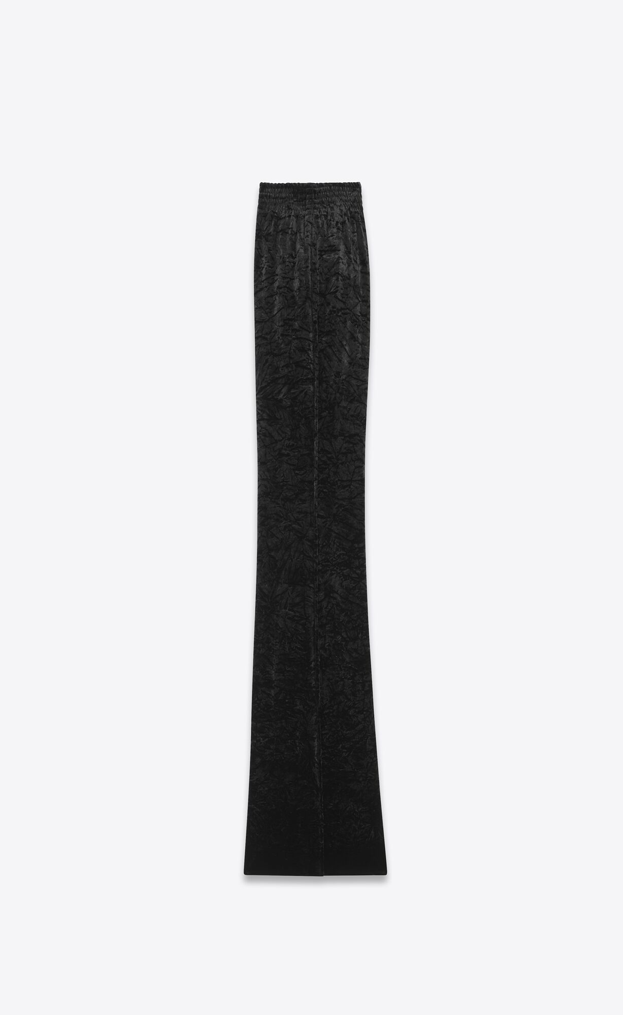 YSL Wide-leg Pants In Velvet Black | FZTVY5862