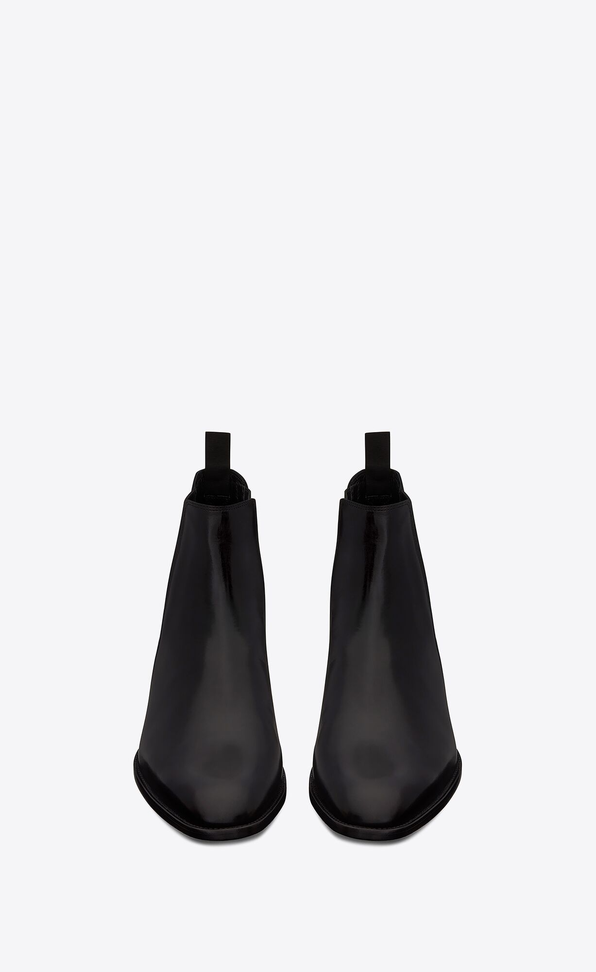 YSL Wyatt Chelsea Boots In Smooth Leather Black | MIFZV9850