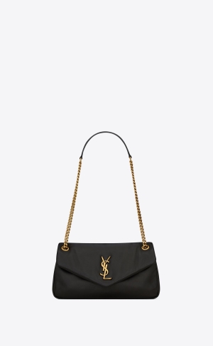 YSL Calypso In Lambskin Black | PUNXV3251