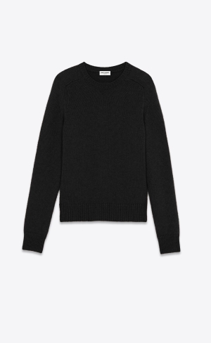 YSL Cashmere Sweater Black | EVLDA2306